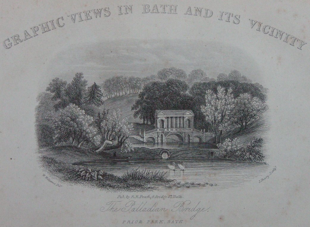 Steel Vignette - The Palladian Bridge, Prior Park, Bath. - Shury